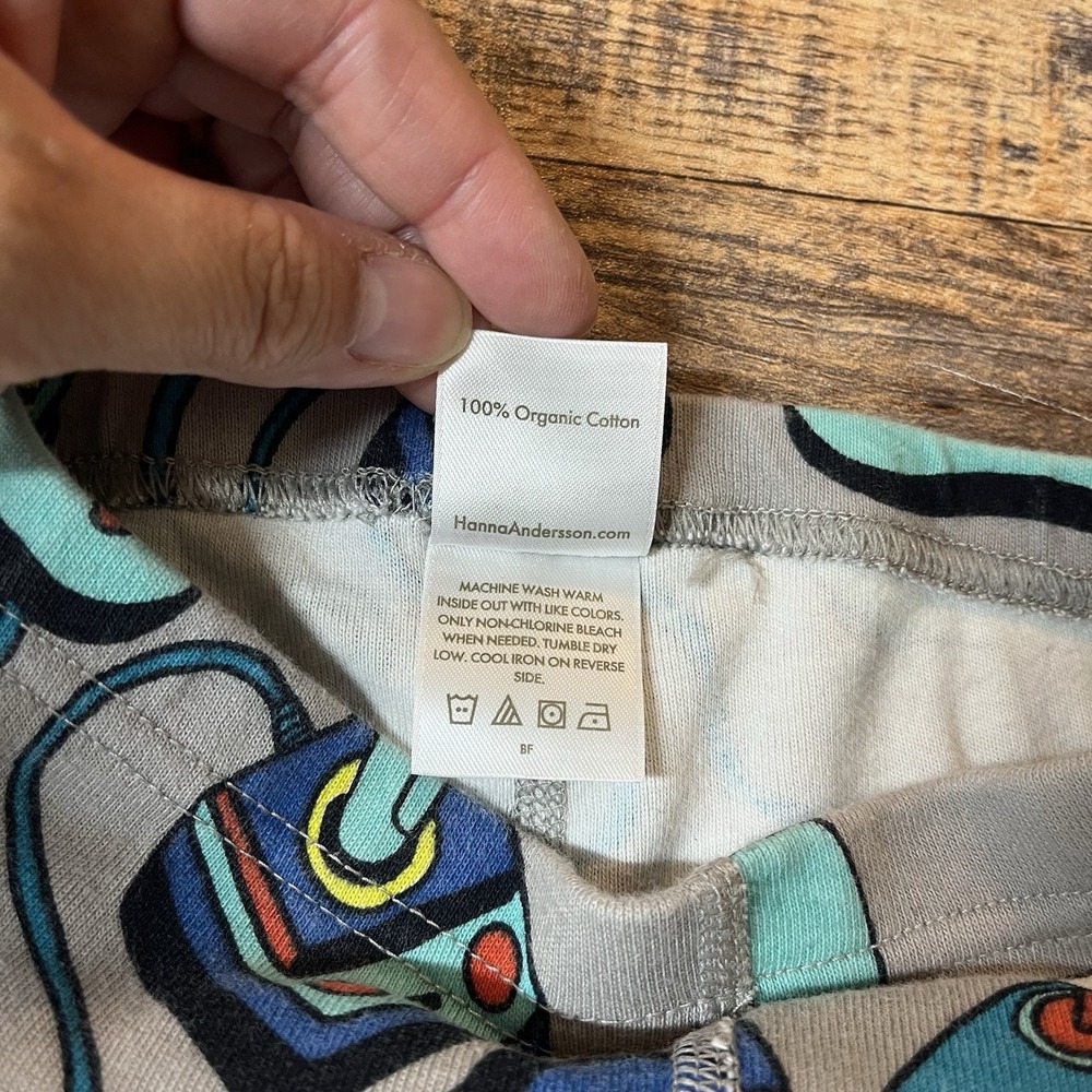 Hanna Andersson Organic Cotton Pajamas Unisex Baby 6-12m Gamer Controllers - Picture 7 of 8
